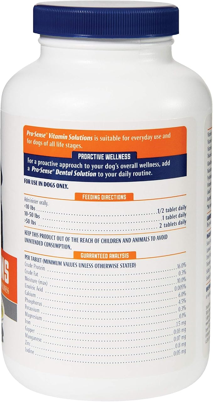 ProSense Vitamin Solutions Chewable Tablets for Dogs