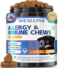 Dog Allergy Relief Chews, 200 Treats Anti-Itch Allergy Soft Chews for Dogs with Probiotics & Omega 3 Fish Oil, Itchy Skin Relief, Immune Support, Paw Licking Itchy Ears & Hot Spots, Seasonal Allergies