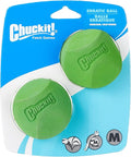 Chuckit! Erratic Ball Dog Toy, Medium (2.5 Inch), Pack of 2 Indoor and Outdoor Dog Toy