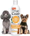 Hartz True Coat Curly or Wavy Dog Shampoo, 5 in 1 Detangles & Conditions with Oat Milk, Coconut Oil & Shea Butter, 16 oz