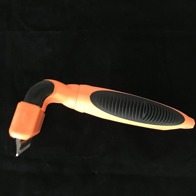 Fur Master De Shedding Tool,Pet Grooming Tool & Pet Grooming Brush Rake - for Small, Medium & Large Dogs + Cats, with Short to Long Hair. Dramatically Reduces Shedding, 76 mm (3" Blade) Stainless