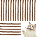 20-Pack Premium Natural Silvervine Chew Sticks for Cats & Kittens – Dental Care Lick Treats