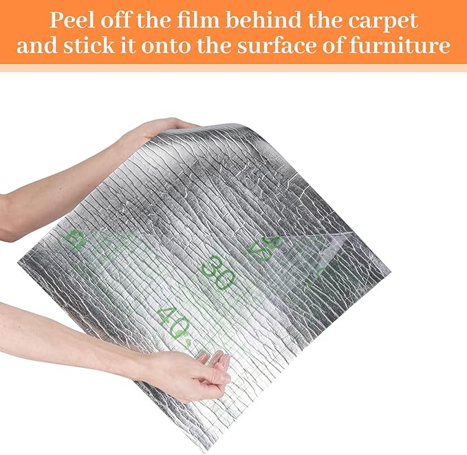 Cat Scratching Mat, Trimmable DIY Self-Adhesive Anti Scratch Furniture Protector, Climbing Wall Carpet, Couch Protector, Scratcher Scratching Pad Post Replacement (Light Grey, 78.7"x15.8")