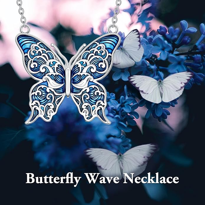 Guinea Pig/Raccoon/Butterfly/Panda/Hummingbird/Giraffe/Rabbit Necklace 925 Sterling Silver Animal Pendant Jewelry Gift for Women Mom