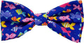 Huxley & Kent Bow Tie for Pets | Something Fishy (Small) | Spring Bow Tie Collar Attachment | Fun Collar Accessory for Dogs & Cats | Cute, Comfortable, and Durable | H&K