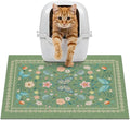 Unicorn Catcher 24x15 inches Cat Litter Mat Non-Slip Bottom Litter Box Mat Urine-Proof Soft Litter Mat for Cats Waterproof Pads Protects Floors Cat Mat for Litter Box
