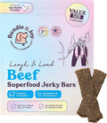 Bundle x Joy Leash & Load Beef Jerky for Dogs - 2 LB Bag, Natural Superfood - Corn, Poultry, Soy & Grain Free Beef Dog Treats Made in USA Only