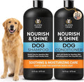 ALFIE'S CHOICE Dog Shampoo and Conditioner Set | 16 fl oz Each | Lavender & Rosemary with Biotin | for Itchy, Dry & Sensitive Skin | Detangling & Moisturizing for All Breeds & Puppies | Made in USA