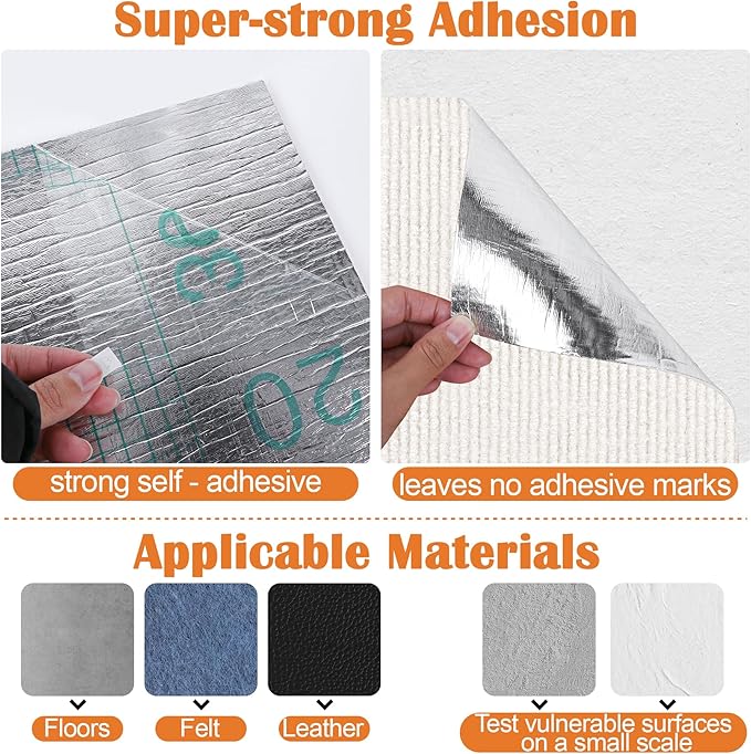 Cat Scratch Furniture Protector - 118" x 17" Trimmable Self-Adhesive Cats Claws Scratch Pads, DIY Cat Climbing Couch Protector for Scratch Post Cat Tree Replacement Indoor (Cream White)