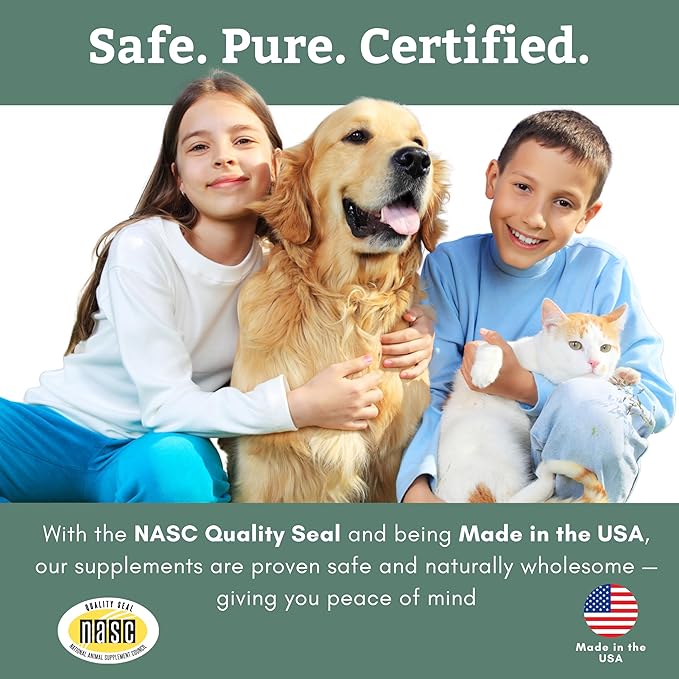 Wholistic Pet Organics Canine Complete - Dog Multivitamin Powder - 8 oz - Daily Dog Vitamins and Supplements for Homemade Food - Immune System, Skin, Coat & Overall Health - All Breeds - 22 Scoops