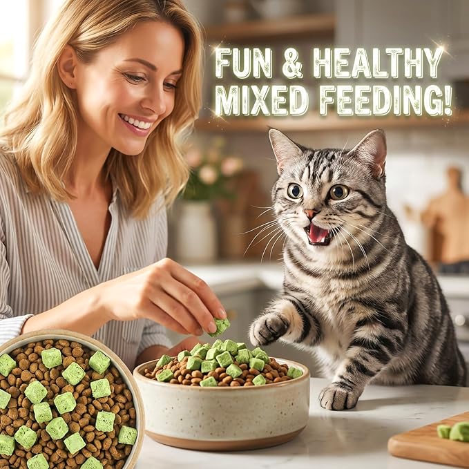 120g/4.23oz Cat Toy Cats Grass Treats, Fish Oil Kitten Grass Catnip Stick for Hairball Removal Teeth Cleaning Cats Edible Freeze Dried Kitty Lickable Chew Dental Snack for Indoor Kitty Food