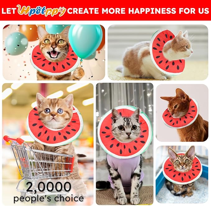 Kitten Cones After Surgery Extra Small Waterproof Cone Collar Soft to Stop Licking Neck Elizabethan Kitten e Collar for Recovery Wound Healing Safety xs Small Cat Donut Cone