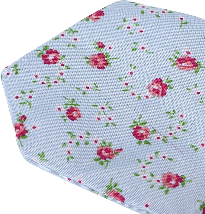 Pet Chicken Duck Diapers, Washable Reusable and Adjustable Nappy Poultry Cloth for Goose Duck Hen Chicken Health Supplies[M Blue Flower]