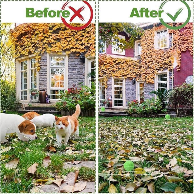 Cat Repellent Outdoor to Keep Cats Away, Natural Peppermint Oil Cat Deterrent Outdoor and Indoor, Keep Cats Out of Yard Permanently, Protect Your Yard and Furniture (Green,10 Count (Pack of 1))