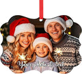 Personalized Family Christmas Ornaments 2026, Custom Photo Ornaments for Christmas Tree Decorations, Baby Shower, Engaged, Married, Family, Friends, Wood Keepsake Gift