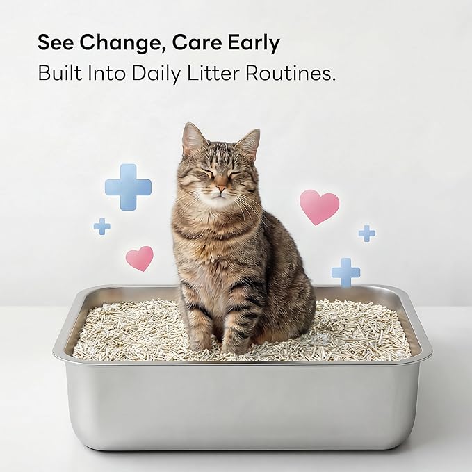 Smart Health Monitoring Cat Litter – Color-Changing, Fast Clumping, Odor Control, Low Dust | 1-Pack