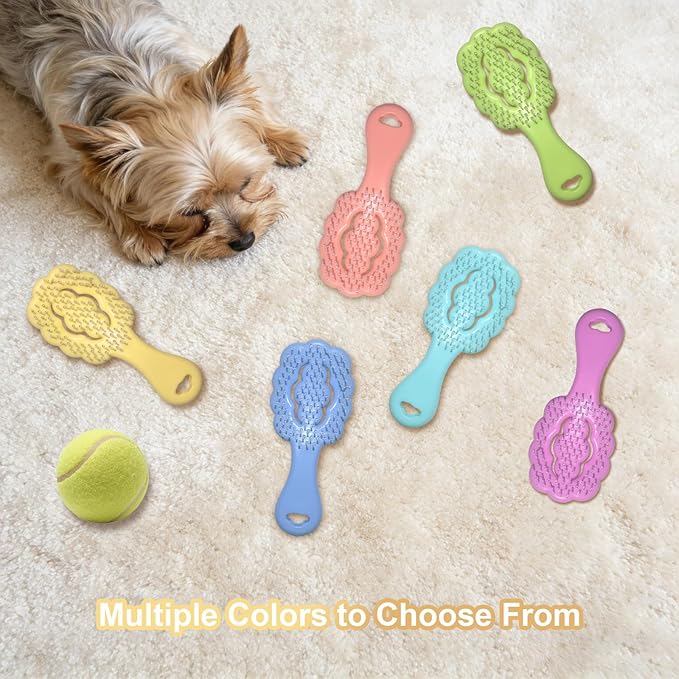 Cloud Shape Small Dog Grooming Brush - Perfect for Shih Tzus, Yorkies, and Maltipoos - Ideal Puppy Hair Brushes for Maltese and Small Breeds (Yellow ）