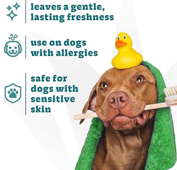 Espree Hypoallergenic Dog Shampoo & Conditioner, Tearless Formula with Aloe Vera, Sulfate-Free, Paraben-Free, Harsh Chemical and Dye-Free, Safe for Sensitive Skin, 20oz