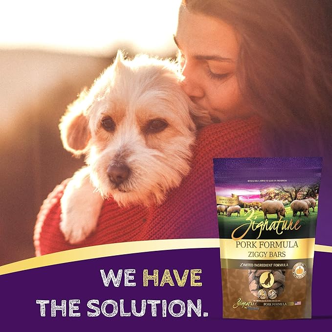 Zignature Pork Limited Ingredient Formula Biscuit Dog Treats 12oz