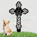 Custom Pet Name Memorial Grave Stake Marker, Custom Pet Garden Metal Stake, Pet Memorial Metal Sign, Personalized Pet Memorial Stake, Outdoor Pet Garden Decor