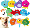 Squeaky No Stuffing Dog Toys 10 Pack,Crinkle Dog Toys for Small Medium Breed,Durable Plush Dog Toys,Cute Animal Stuffless Pet Toys,Interactive Puppy Teething Chew Toys for Entertaining