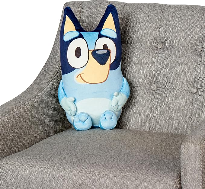 NORTHWEST Bluey Cloud Hugger Pillow – Ultra-Soft Plush Character – Officially Licensed Bluey Collectible – Lightweight Travel Pillow for Home, Office, or On-The-Go Comfort – 11.5 Inches