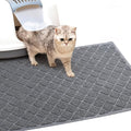 Cat Litter Mat Litter Box Mat，Litter Trapping Mat Premium Durable PVC Pad, 24 x 35 Inches Kitty Litter Box, Easy to Clean，Non-Slip，Urine Waterproof