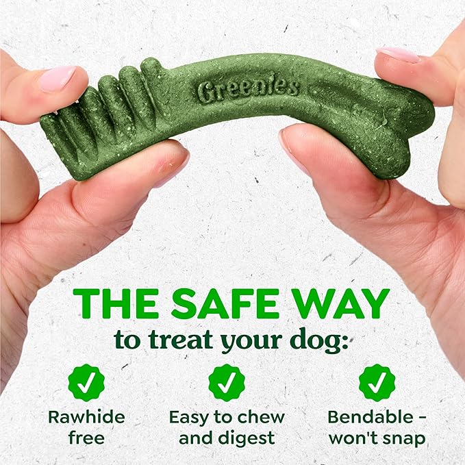 Greenies Dog Treats, Veterinarian-Recommended Natural Dental Dog Treats, Large Size, Sweet Potato Flavor, 36 oz. Pack, 24 Count