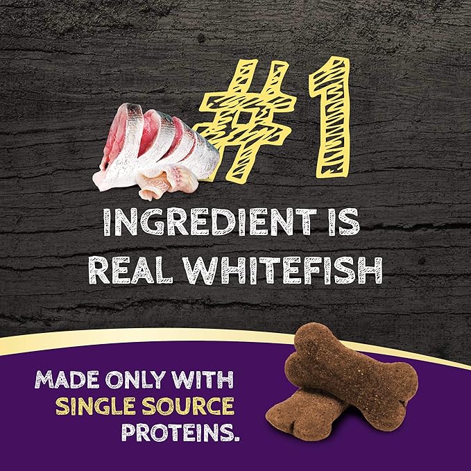 Zignature Whitefish Limited Ingredient Formula Biscuit Dog Treats 12oz (Pack of 2)