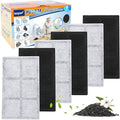 KEEPOW Replacement Carbon Filters for PetSafe Drinkwell Fountain, Pet Water Fountain Filters for Drinkwell Platinum, Zen, Original, Multi-Tier, Mini, Outdoor, Big dog and Everflow, 6-Pack Filter
