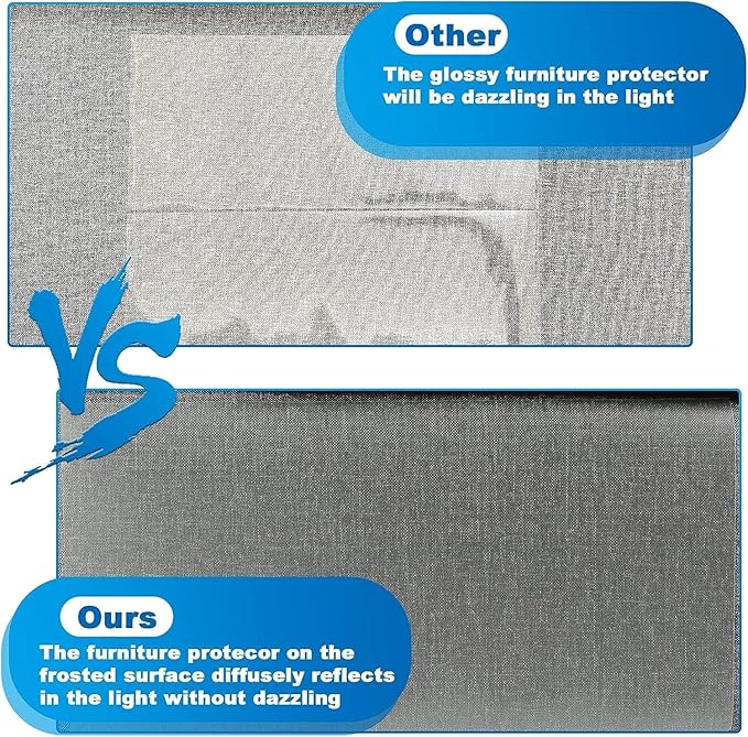 Cat Scratch Furniture Protector, 18PCS, Frosted, Large Area Coverage, Easy to Install, BPA-free, Environmentally Friendly