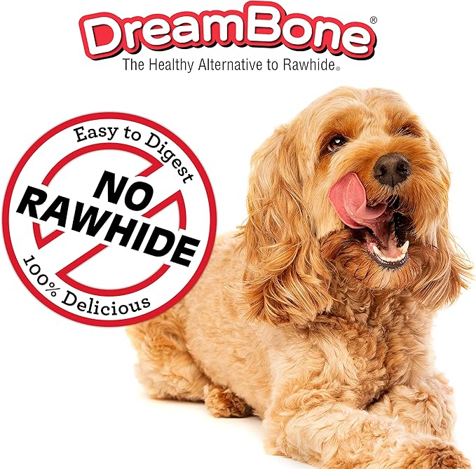 Dreambone Churro-Style Dog Sticks, Treat Your Dog to a Chew Made with Real Chicken 14 Count (Pack of 1)