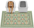 Unicorn Catcher 33x22 inches Cat Litter Mat Non-Slip Bottom Litter Box Mat Urine-Proof Soft Litter Mat for Cats Waterproof Pads Protects Floors Cat Mat for Litter Box