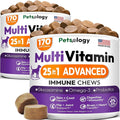 (2 Pack) Dog Multivitamin Chewable - 340 Chews - Dog Vitamins and Supplements with Glucosamine - Hip & Joint, Pet Immune Support, Gut & Heart Health - Senior & Puppy Multivitamin Pet Supplement
