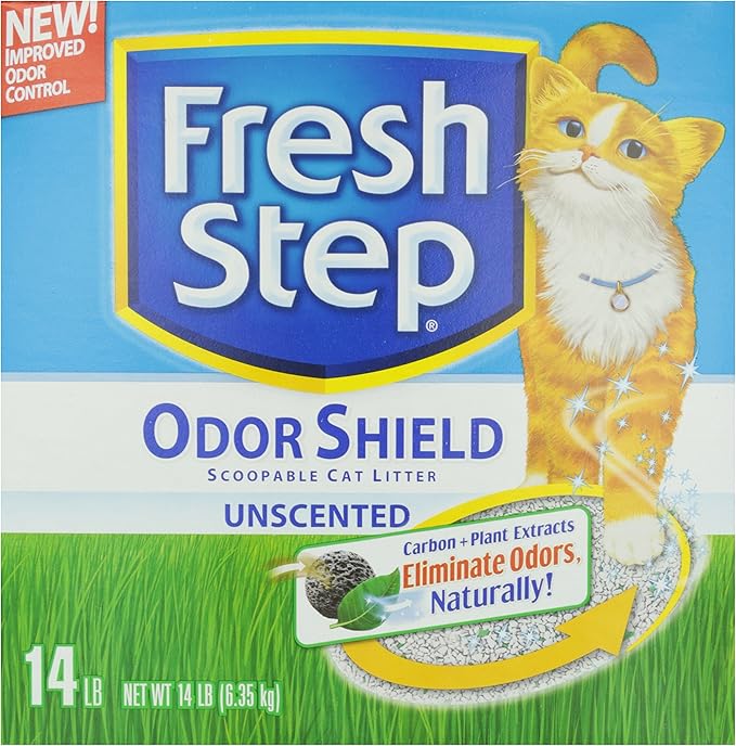 Fresh Step Scoopable Cat Litter, Perfume & Dye Free, 14 lb
