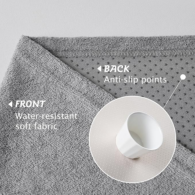 PuTian Couch Cover for Dogs - Waterproof Anti-Scratch Washable Non Slip 3 Cushion Cover Blanket L Shaped Recliner Sectional Arm Chair Sofa Slipcover for Pet Cats Kids, 71''X118'' Boho Grey