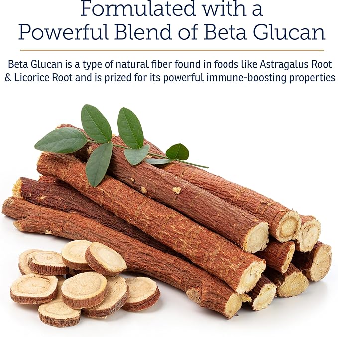 Rx Vitamins GlucaMune - Immune Support Supplement with Beta Glucan for Dogs and Cats - Strengthens Natural Defenses for Overall Health - 90ct