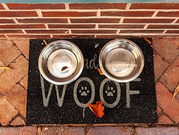 2 Pack Stainless Steel Dog Bowls 10 Cup (2.4 L) – Metal Pet Bowls for Food & Water, Durable Rust Resistant Feeding Dishes for Small Medium Large Dogs, Easy Clean Heavy Duty Puppy & Cat Bowls