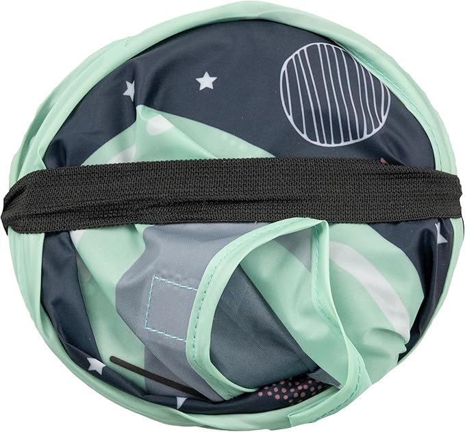 Kitty City Galactic-Themed Pop-Up Cat Play Cube, Collapsible Indoor Cat Hideout with Peekaboo Openings, Lightweight Foldable Cat Cube for Play & Lounging