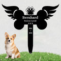 Custom Pet Name Memorial Grave Stake Marker, Custom Pet Garden Metal Stake, Pet Memorial Metal Sign, Personalized Pet Memorial Stake, Outdoor Pet Garden Decor