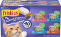 Purina Friskies Pate Wet Cat Food Variety Pack Seafood and Chicken Pate Favorites 40ct VP - (Pack of 40) 5.5 oz. Cans