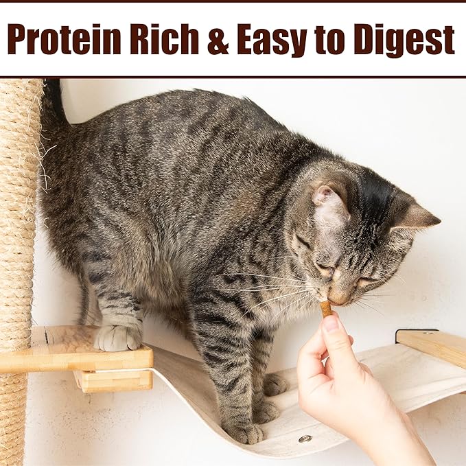 Fieldcrest Farms Nothin’ to Hide Collagen Cat Treats – Crunchy & Creamy Cat Snacks, High-Protein Healthy Treats for Skin, Coat & Joint Support, Chicken Flavor, 8 oz.
