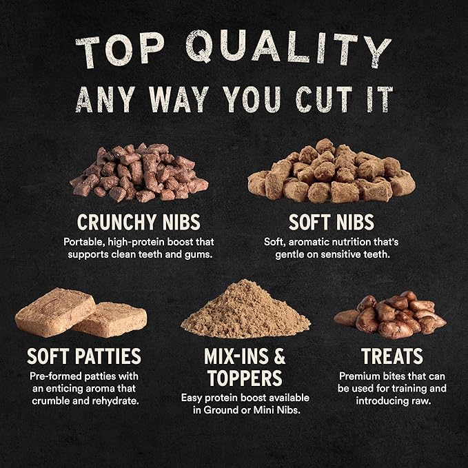 Vital Essentials Freeze Dried Dog Treats | Beef Bites, Single Protein | Premium Quality | Grain Free Training Treats for Dogs, 2.5 oz Bag