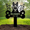 Custom Dog Grave Markers Outdoor | Personalized Pet Grave Markers Dog Memorial Headstone | Personalized Pet Graveyard for Pets Owners | Best Memorial Gifts for Your Furry Friends Passed Away