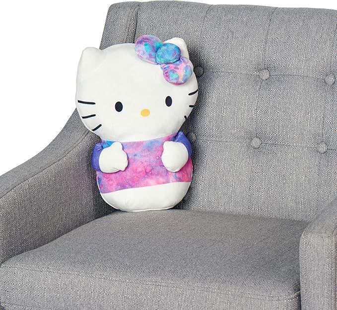 Sanrio Hello Kitty Cloud Hugger PiIlow, Pink Plush Character Shaped Design, Stuffed Animal for Girls and Boys, 11.5 Inches