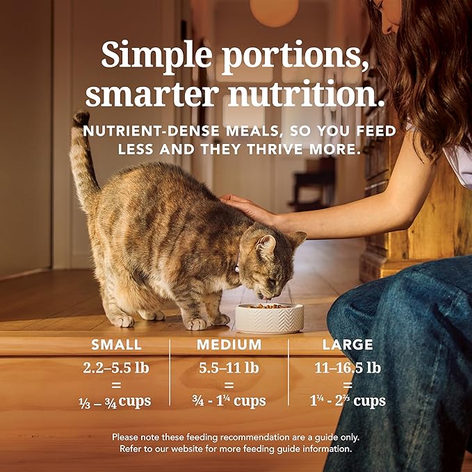 Feline Natural Freeze Dried Cat Food - Grain-Free and High Protein Cat Food from New Zealand, Complete Meal or Topper for Kittens, Adults, and Senior Cats, Grass-Fed Lamb and Venison, 100g