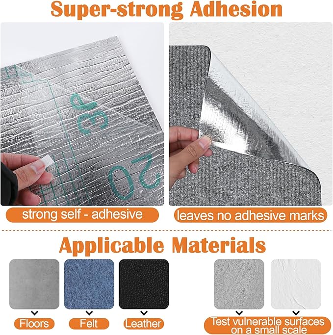 Cat Scratch Furniture Protector - 158" x 17" Trimmable Self-Adhesive Cats Claws Scratch Pads, DIY Cat Climbing Couch Protector for Scratch Post Cat Tree Replacement Indoor (Light Gray)