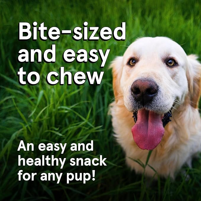 Real Meat Dog Treats - 12oz Bag of Bite-Sized Air-Dried Lamb Jerky for Dogs - Grain-Free Jerky Dog Treats, Free-Range, Grass Fed Lamb - All-Natural High Protein