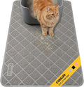 Conlun Cat Litter Mat Litter Trapping Mat, 35" x 23" Premium Durable PVC Grid Mesh with Scatter Control, Non-slip, Less Waste Cat Litter Box Mat, Soft on Kitty’s Paws, Urine Waterproof