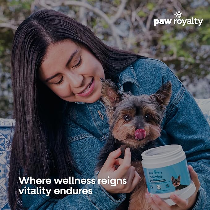 Calming Support for Dogs | Valerian Root, Chamomile, L-Tryptophan & Melatonin Formula | Beef Flavor Soft Chews for Dogs, 90 Count | Daily General Wellness Support